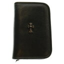 CHROME HEARTS(クロムハーツ) ORGANIZER W CH CRS SML オーガナイザー スモールCHクロス レザー 財布【中古】【程度A】【カ...