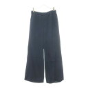 LOUIS VUITTON(ルイヴィトン) サイズ:46 25SS シルクブレンドベルベットイブニングパジャマパンツ トラウザー ネイビー RM242MF HLA HRFP2W/1AFWCQ【中古】【程度A】【カラーネイビー】【取扱店舗渋谷】