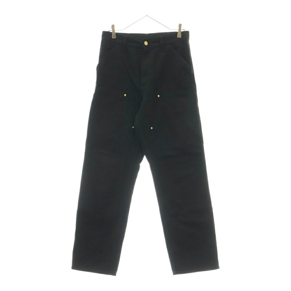CARHARTT(カーハート) サイズ:28×32 Back Logo Work Denim Pant フロントロゴ ダブルニーペインターパンツ カーゴデニムパンツ ブラック I031501.89.02.32【中古】【程度B】【カラーブラック】【取扱店舗BRING札幌店】