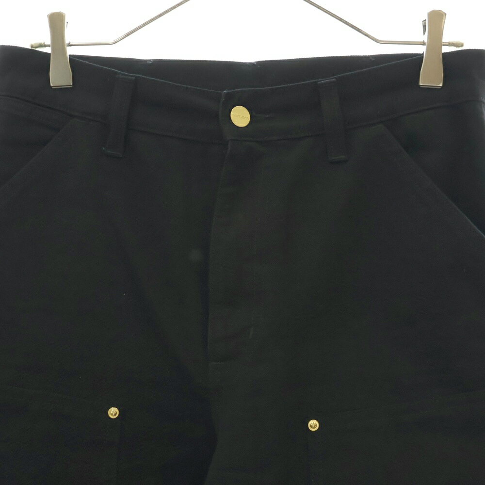 CARHARTT(カーハート) サイズ:28×32 Back Logo Work Denim Pant フロントロゴ ダブルニーペインターパンツ カーゴデニムパンツ ブラック I031501.89.02.32【中古】【程度B】【カラーブラック】【取扱店舗BRING札幌店】