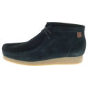 Clarks(クラークス) サイズ:42 SHACRE BOOT シェイカー チャッカブーツ スウェード ハイカットシューズ ブラック 26159437【新古品...