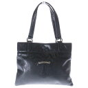 CHROME HEARTS(クロムハーツ) CRS PATCH MINI TOTE クロスパッチ付き ミニトート レザーバッグ ブラック【中古】【程度B】【カラ...