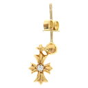 CHROME HEARTS(クロムハーツ) 22K TNY E CH PLS 1DIA タイニーE CHプラス ドロップピアス 1ダイヤ ゴールド BCA024【中古】【程度B】【カラーゴールド】【取扱店舗BRING京都河原町店】