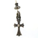 CHROME HEARTS(クロムハーツ) BBY F PPRCHN ベイビーファットクロス ドロップピアス シルバー BCA090【中古】【程度B】【カラーシルバー】【取扱店舗OneStyle原宿店】