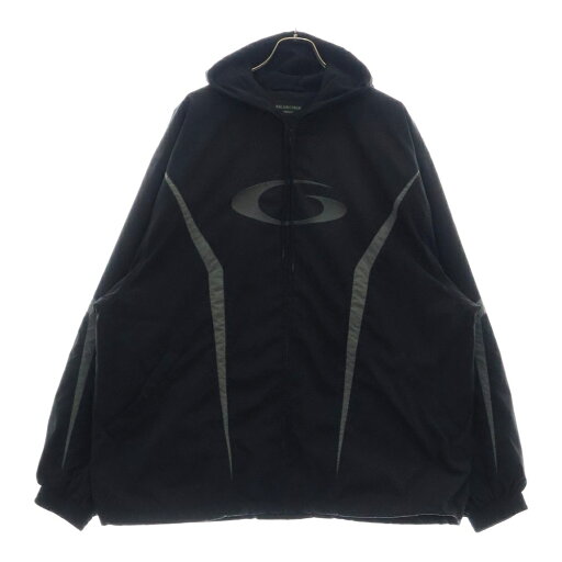 BALENCIAGA(バレンシアガ) サイズ:XS Loop Sports Icon ループ アイコンナイロンフーデッド トラックジャケット ブラック 814393 TR031【中古】【程度A】【カラーブラック】【取扱店舗新宿】 BALENCIAGA(バレンシアガ) サイズ:XS Loop Sports Icon ループ アイコンナイロンフーデッド トラックジャケット ブラック 814393 TR031【中古】【程度A】【カラーブラック】【取扱店舗新宿】