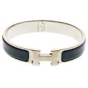 HERMES(エルメス) クリックH PM バングル 黒 シルバー金具 アクセサリー【中古】【程度A】【カラーブラック】【オンライン限定商品】