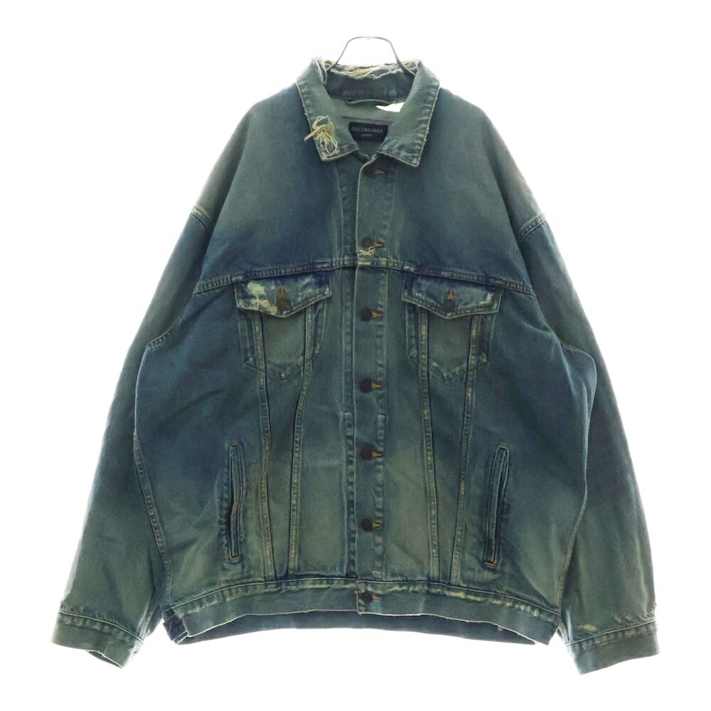 VIP価格★BALENCIAGA★フロントロゴ コットンデニムジャケット 楽天市場】バレンシアガ(種類(コート・ジャケット)デニム