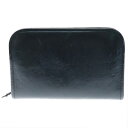 CHROME HEARTS(クロムハーツ) オーガナイザー ラウンドジップ レザーウォレット ブラック【中古】【程度B】【カラーブラック】【取扱店舗原宿】