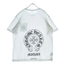 CHROME HEARTS(クロムハーツ) サイズ:XXL Miami Horseshoe S/S Tee マイアミ限定 バック ホースシュー クルーネック半袖Tシャツカットソー ホワイト【新古品/中古】【程度S】【カラーホワイト】【取扱店舗BRING心斎橋店】