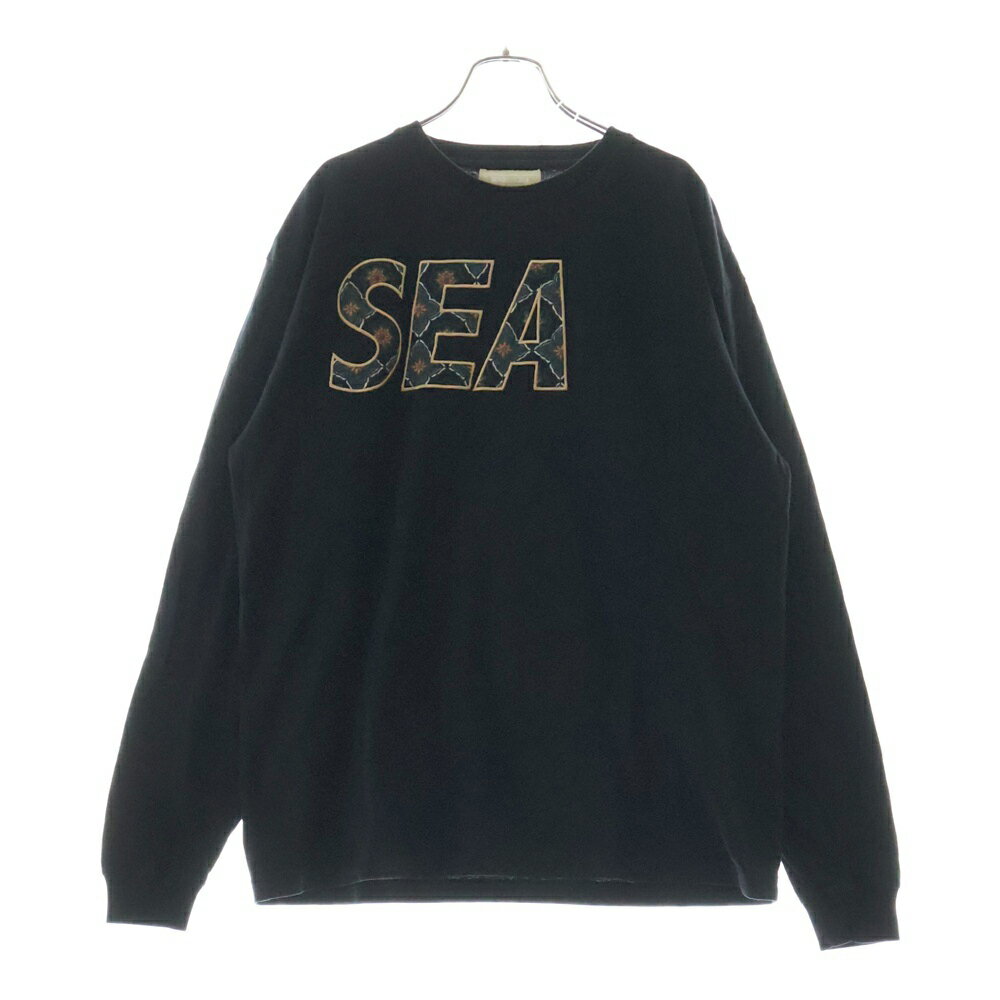 【WIND AND SEA】ウィンダンシー V-NECK 長袖ジャージTシャツ 3125f150017-1a.jpg