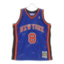 Mitchell&Ness(ミッチェル アンド ネス) サイズ:XL NEW YORK KNICKS Sprewell ニューヨークニックス ラトレルスプリーウェル ユニフォーム メッシュタンクトップ ブルー【新古品/中古】【程度S】【カラーブルー】【取扱店舗BRING福岡天神店】