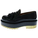 BOTTEGA VENETA(ボッテガヴェネタ) サイズ:42.5 LEATHER TASSEL LOAFERS レザー タッセル プラットフォーム ローファー ブラック 632511-VBS30-1000【中古】【程度B】【カラーブラック】【取扱店舗BRING心斎橋店】(4)