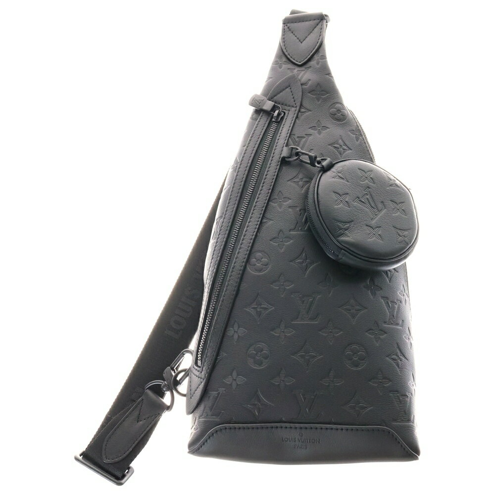 LOUIS VUITTON(ルイヴィトン) モノグラム シャドウ デュオ・スリングバッグ ノワール 黒 レザー RFID M21890【新古品/中古】【程度S】【カラーブラック】【取扱店舗渋谷】