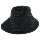LOUIS VUITTON(ルイヴィトン) サイズ:L シャポー モノグラム デニム ハット ブラック 410907【中古】【程度B】【カラーブラック】【取扱店舗BRING京都河原町店】