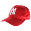 AMIRI(アミリ) FULL CANVAS MA HAT ロゴ刺繍キャップ SRAMHACP1016SMRBC012 レッド【中古】【程度A】【カラーレッド】【取扱店舗BRINGアメリカ村店】