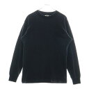 CHROME HEARTS(クロムハーツ) サイズ:S OLD L/S Tee オールド クロス刺繍 フロントポケット 長袖Tシャツ ブラック【中古】【程度B】【カラーブラック】【取扱店舗AWESOME原宿店】