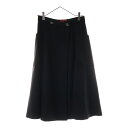 Vivienne Westwood Red Label(ヴィヴィアンウエストウッドレッドレーベル) サイズ:3 ラップスカート ロゴボタン付きスカート 16-11-232001 ブラック レディース【中古】【程度B】【カラーブラック】【オンライン限定商品】
