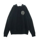 CHROME HEARTS(クロムハーツ) サイズ:L SWTSHRT PLVR LTD 東京限定ホースシューバックプリントプルオーバーパーカー【中古】【程度B】【カラーブラック】【取扱店舗BRING札幌店】