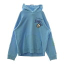 CHROME HEARTS(クロムハーツ) サイズ:XL 24SS ×MATTY BOY BRAIN NEW PULLOVER HOODIE マッティボーイ ブレインニュー プリントフーディー プルオーバーパーカー ブルー【中古】【程度B】【カラーブルー】【取扱店舗BRING梅田茶屋町店】