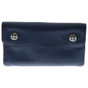 CHROME HEARTS(クロムハーツ) WAVE ウェーブ レザーウォレット 財布 パープル【中古】【程度B】【カラーパープル】【取扱店舗OneStyle新...