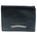 CHROME HEARTS(クロムハーツ) CARD CASE レザーカードケース ブラック【中古】【程度B】【カラーブラック】【取扱店舗渋谷】