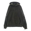 FEAR OF GOD ESSENTIALS(フィアオブゴッド エッセンシャルズ) サイズ:M フロント フェルトロゴパーカー フーディー ブラウン【中古】【程度B】【カラーブラウン】【オンライン限定商品】