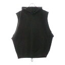 RAF SIMONS(ラフシモンズ) サイズ:46 04AW ARCHIVE 宗教期 ネックレス付き グラフィックプリント ノースリーブパーカー フーディー グレー アーカイブ【中古】【程度B】【カラーグレー】【取扱店舗AWESOME原宿店】