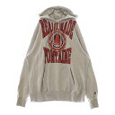 READY MADE(レディメイド) サイズ:XL 21AW HOODIE R MUTT アールマット スウェット プルパーカー グレー RE-CO-GR-00-00-195【中古】【程度B】【カラーグレー】【取扱店舗BRING福岡天神店】