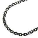 CHROME HEARTS(クロムハーツ) サイズ:24.0inch PAPER CHAIN 24 ペーパーチェーンネックレス 24inch シルバー BCA088【中古】【程度B】【カラーシルバー】【取扱店舗OneStyle名古屋パルコ店】