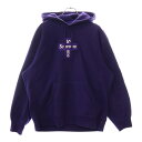 SUPREME(シュプリーム) サイズ:L 20AW Cross Box Logo Hooded Sweatshirt クロスボックスロゴスウェット プルオーバーパーカー パープル【中古】【程度B】【カラーパープル】【オンライン限定商品】