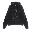 OFF-WHITE(オフホワイト) サイズ:S 24SS MARY SKATE HOOD SWEATSHIRT グラフィックプリント スウェット プルオーバーパーカー ブラック OMBB085S24FLE009【中古】【程度B】【カラーブラック】【取扱店舗WASTE_NOT名古屋店】