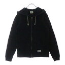 WACKO MARIA(ワコマリア) サイズ:S バックマリアプリント コットンジップアップパーカー ブラック【中古】【程度B】【カラーブラック】【オンライン限定商品】