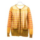Sacai(サカイ) サイズ:1 12SS プリーツドッキング ニットカーディガン 12-01579 イエロー レディース【中古】【程度A】【カラーイエロー】【取扱店舗BRING THRIFT CLOSET 幕張店】