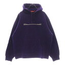 SUPREME(シュプリーム) サイズ:XL 20AW Shop Hooded Sweatshirt フロントプリント プルオーバーパーカー パープル【中古】【程度B】【カラーパープル】【オンライン限定商品】