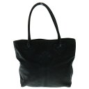CHROME HEARTS(クロムハーツ) FS TOTE FSトート クロスパッチ付きレザートートバッグ ブラック【中古】【程度B】【カラーブラック】【取扱店...