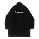 SUPREME(シュプリーム) サイズ:XL 17AW Stadium Parka スタジアムパーカー ナイロン ベンチコート ブラック【中古】【程度B】【カラーブラック】【オンライン限定商品】