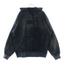 SUPREME(シュプリーム) サイズ:XL 24SS ×MM6 Maison Margiela Foil Box Logo Hooded Sweatshirt エムエムシックス メゾンマルジェラ ホイル ボックスロゴ スウェット プルオーバーパーカー【中古】【程度B】【カラーグレー】【取扱店舗BRING梅田茶屋町店】