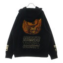 S.R. STUDIO. LA. CA.(エスアールスタジオエルエーシーエー) サイズ:L ×OTW BY VANS STERLING RUBY HOODIE OTWバイヴァンズ 両面プリント プルオーバースウェットパーカー フーディー ブラック VN000MZFBLK【中古】【程度B】【カラーブラック】【取扱店舗BRING福岡天神店】