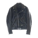 CHROME HEARTS(クロムハーツ) サイズ:S JJ DEAN ダガージップライダースレザージャケット ブラック【中古】【程度B】【カラーブラック】【取...