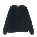 NIKE(ナイキ) サイズ:L ×KITH NBA NEW YORK KNICKS FLEECE キス ニューヨーク ニックス フリース クルーネック 長袖 スウェット プルオーバーパーカー ブラック CZ5611-010【中古】【程度B】【カラーブラック】【取扱店舗BRING KICKS】