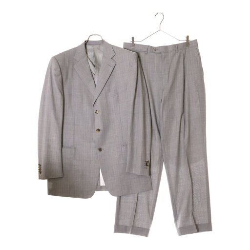 Ermenegildo Zegna(エルメネジルドゼニア) サイズ:52 FIT ROM ストライプセットアップスーツ スラックスパンツ グレー 2542RG【中古】【程度B】【カラーグレー】【オンライン限定商品】 Ermenegildo Zegna(エルメネジルドゼニア) サイズ:52 FIT ROM ストライプセットアップスーツ スラックスパンツ グレー 2542RG【中古】【程度B】【カラーグレー】【オンライン限定商品】
