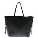LOUIS VUITTON(ルイヴィトン) モノグラムアンプラント ネヴァーフルMM ノワール レザー M45685 ICタイプ トートバッグ【中古】【程度A】...