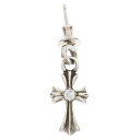 CHROME HEARTS(クロムハーツ) BBY F PPRCHN AT 1DIA ベイビーファットドロップ アフター両面ダイヤ ピアス【中古】【程度B】【カラーシルバー】【取扱店舗BRINGアメリカ村店】