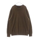 HUGO BOSS(ヒューゴボス) サイズ:XXL クルーネック ウール ニット セーター ブラウン 10246063【中古】【程度B】【カラーブラウン】【オンライン限定商品】