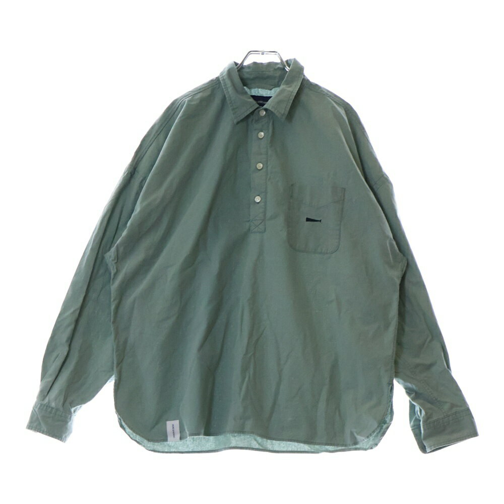 ディセンダント　シャツ　4　グリーン　チェック　バンドカラー 楽天市場】descendant（カラーグリーン）（カジュアルシャツ