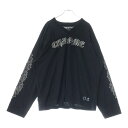 CHROME HEARTS(クロムハーツ) サイズ:XL MESH WARM UP JERSEY メッシュ バーシティー ジャージー CHプリントメッシュ長袖T...