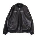 AFB(エーエフビー) サイズ:XL Studded Bomber Jacket スタッズボンバージャケット ブルゾン ブラック