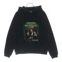 BALENCIAGA(バレンシアガ) サイズ:M 19SS SPEEDHUNTERS PRINT スピードハンターズ フォトプリント プルオーバースウェットパーカー ブラック 556095 TDV15【中古】【程度B】【カラーブラック】【取扱店舗BRING渋谷ANNEX店】