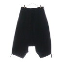 Yohji Yamamoto POUR HOMME(ヨウジヤマモト プールオム) サイズ:3 19SS Sarouel Pants サルエル パンツ ブラック HH-P47-100【中古】【程度A】【カラーブラック】【取扱店舗BRING梅田茶屋町店】