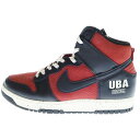 NIKE(ナイキ) サイズ:27.5cm ×UNDERCOVER DUNK HIGH UBA アンダーカバー ダンク ハイカットスニーカー ブラック/レッド US9.5/27.5m DD9401-600【新古品/中古】【程度S】【カラーブラック】【オンライン限定商品】